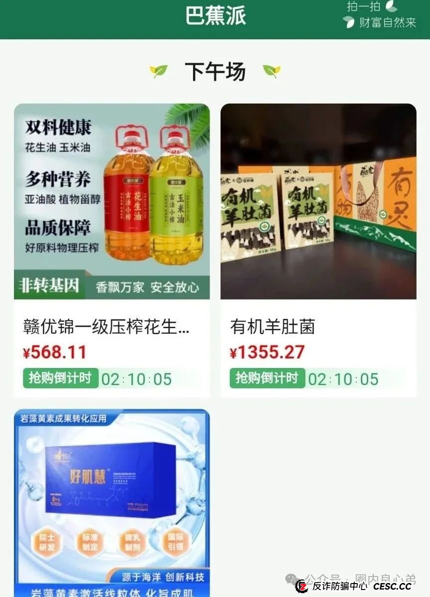 悠然境-巴蕉派小红蕉，互助竞拍骗局，过往类型有办案部门通报，注意警惕。